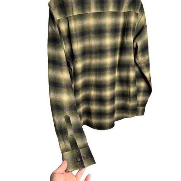 Weatherproof Vintage Button Up Plaid Mens Size Medium Green Black Pocket NWOT - Picture 4 of 8